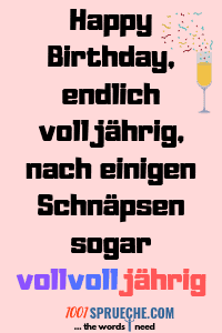 Spruche Zum 18 Geburtstag 2 35 Kreativ Originell