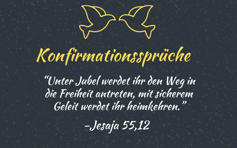 Konfirmationsspruche 127 Schone Bibelverse Fabelhafte Zitate