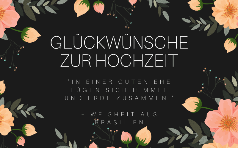 Gluckwunsche Zur Hochzeit 74 Herzlich Personlich Zitate 2019