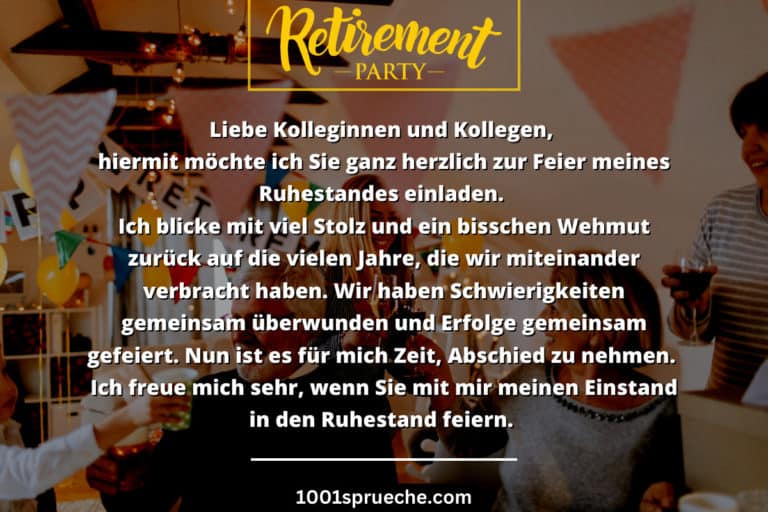 Kollegen Lustig Einladung Abschiedsfeier Kollegen Muster 1001sprueche.com