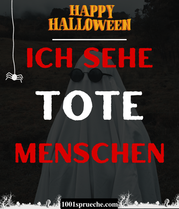 Gruselige Halloween-Sprüche