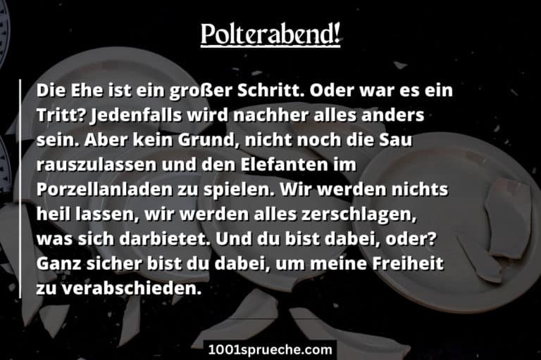 Einladung zum Polterabend Texte Musterbeispiele Gratis Vorlage